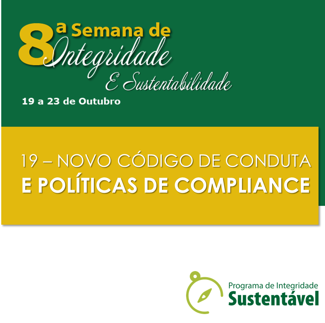 Palestra: Novo Código de Conduta e Políticas de Compliance