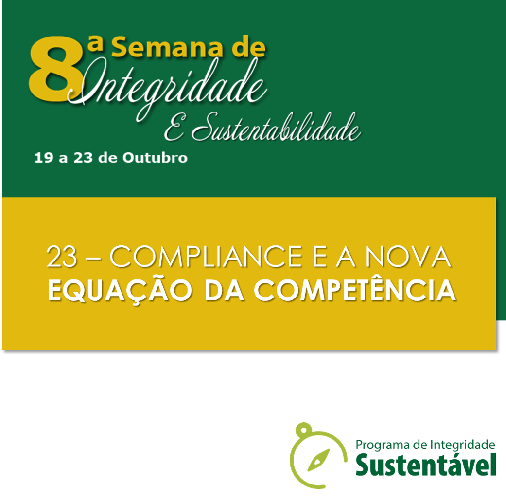 Palestra: Compliance e a Nova Equação da Competência